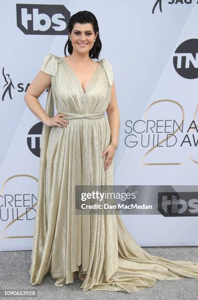 Rebekka Johnson attends the 25th Annual Screen Actors Guild Awards at The Shrine Auditorium on January 27, 2019 in Los Angeles, California.