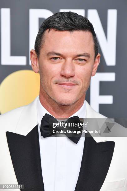 Luke Evans attends the 76th Annual Golden Globe Awards held at The Beverly Hilton Hotel on January 06, 2019 in Beverly Hills, California.