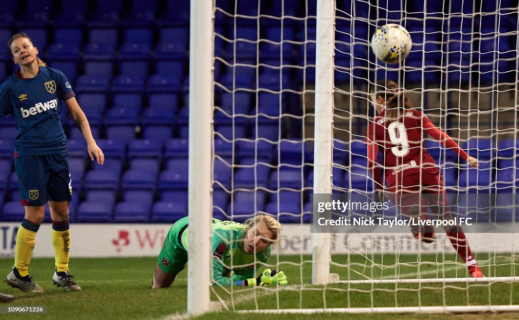 Liverpool Women v West Ham United Women: WSL