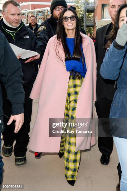 Actress Demi Moore attends the 2019 Sundance Film Festival on January 28, 2019 in Park City, Utah.