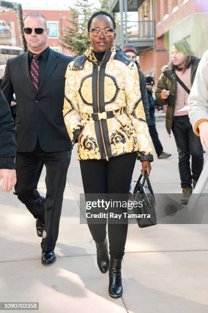 Actress Lupita Nyong'o attends the 2019 Sundance Film Festival on January 28, 2019 in Park City, Utah.