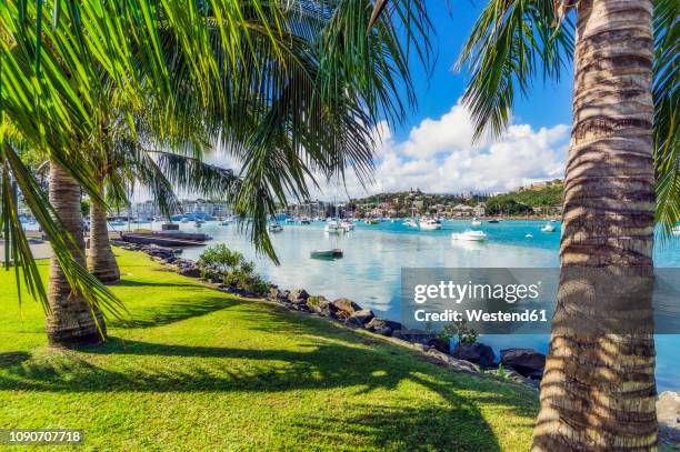 new caledonia, noumea, harbour - noumea stock-fotos und bilder