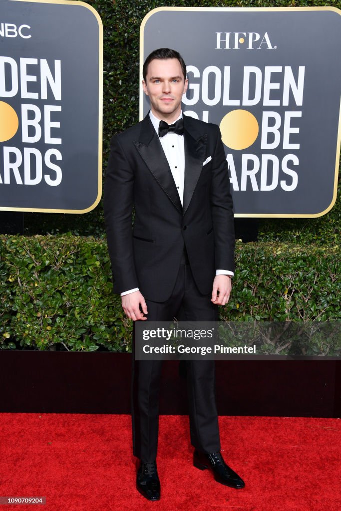 Nicholas Hoult attends the 76th Annual Golden Globe Awards held at ...