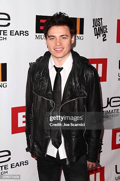 Shawn Hlookoff arrives at Ultimate Ears By Logitech Presents The EMI Grammys After Party at Milk Studios on February 13, 2011 in Hollywood,...