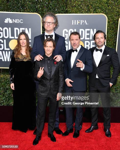 Christiane Asschenfeldt, Tom Schilling, Florian Henckel von Donnersmarck, Sebastian Koch and Quirin Berg attend the 76th Annual Golden Globe Awards...