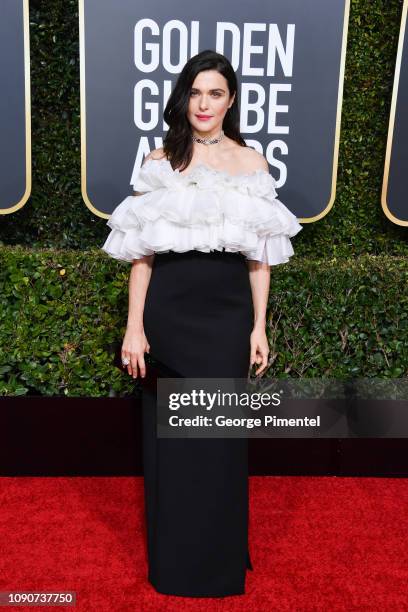 Rachel Weisz attends the 76th Annual Golden Globe Awards held at The Beverly Hilton Hotel on January 06, 2019 in Beverly Hills, California.