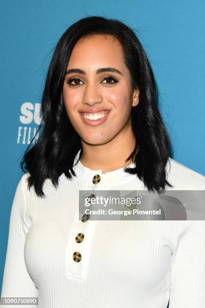 Simone Alexandra Johnson attends the surprise screening of "Fighting With My Family" during the 2019 Sundance Film Festival at The Ray on January 28,...