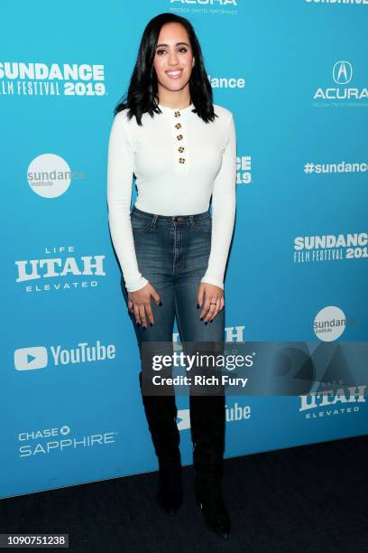 Simone Alexandra Johnson attends the Surprise Screening Of "Fighting With My Family" during the 2019 Sundance Film Festival at The Ray on January 28,...