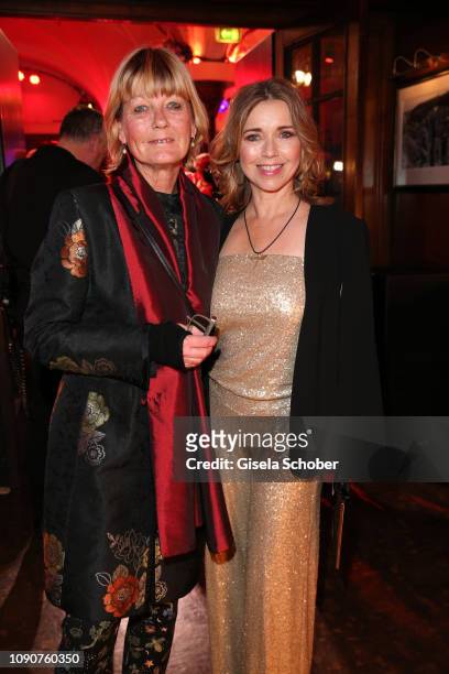 Tina Ruland and her sister Sabine Wilms during the "Rockin' Chocolate" Lambertz Monday Night 2019 on January 28, 2019 in Cologne, Germany.