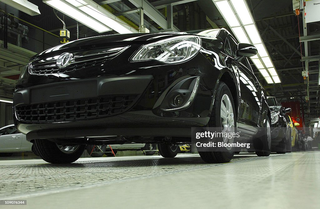 Car Production At The GM Opel Plant