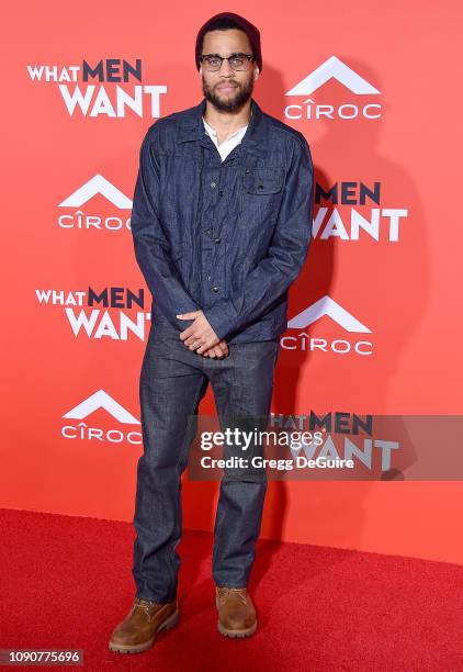Michael Ealy attends Paramount Pictures' "What Men Want" Premiere at Regency Village Theatre on January 28, 2019 in Westwood, California.