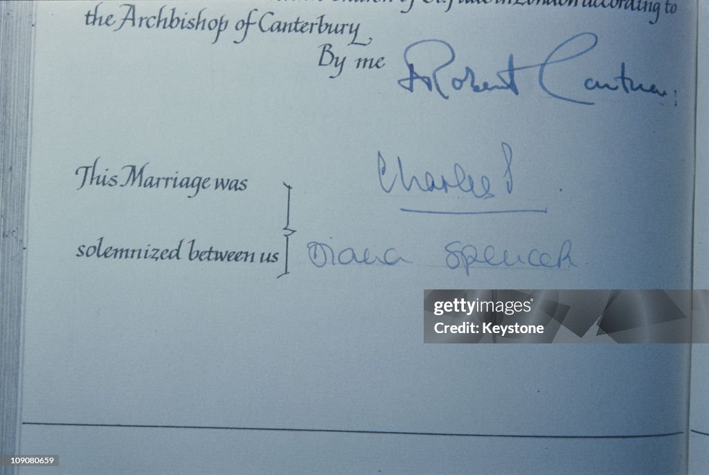 Wedding Signatures