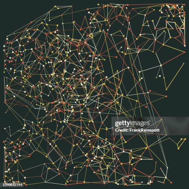 Neuronal Vector Pattern Vintage Neuronal Network Vector Pattern High-Res Vector Graphic - Getty ...