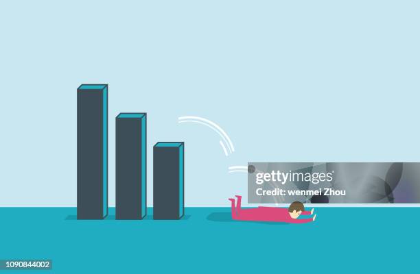 recession - slippery stock illustrations