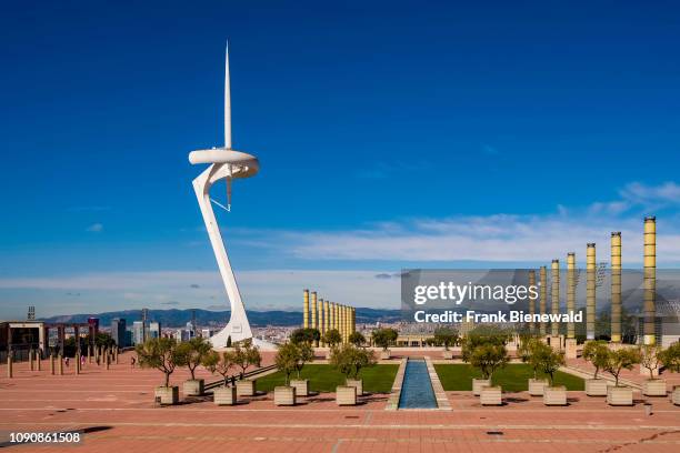 Torre de comunicacions de Montjuïc, Montjuïc Communications Tower, located in the Olympic park.