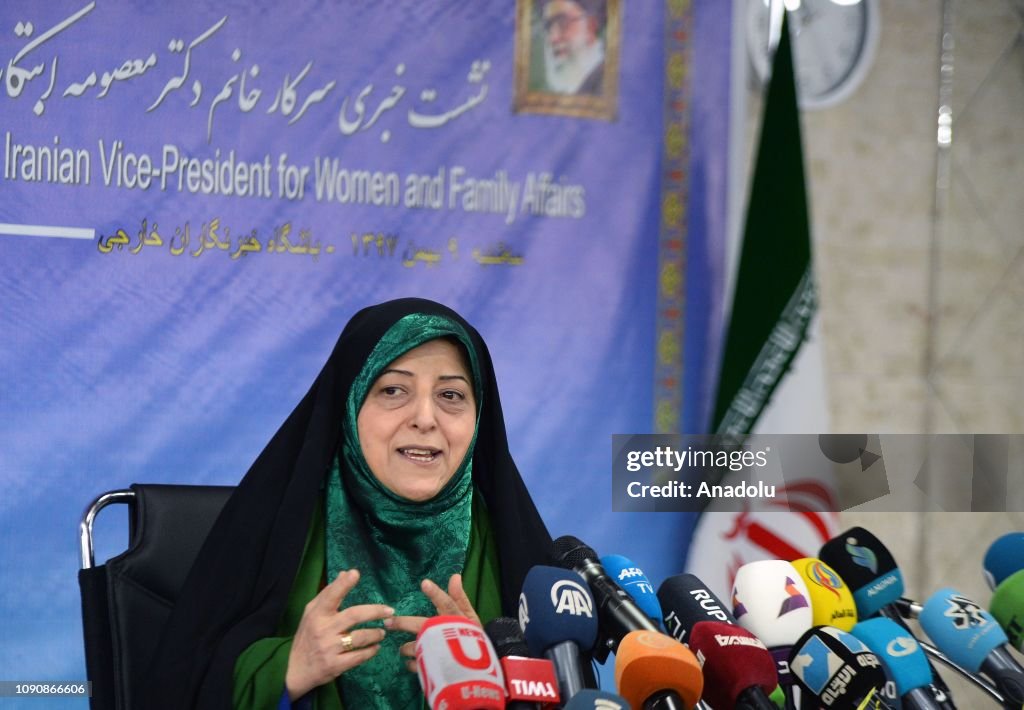 Iranian Vice-President Masoumeh Ebtekar