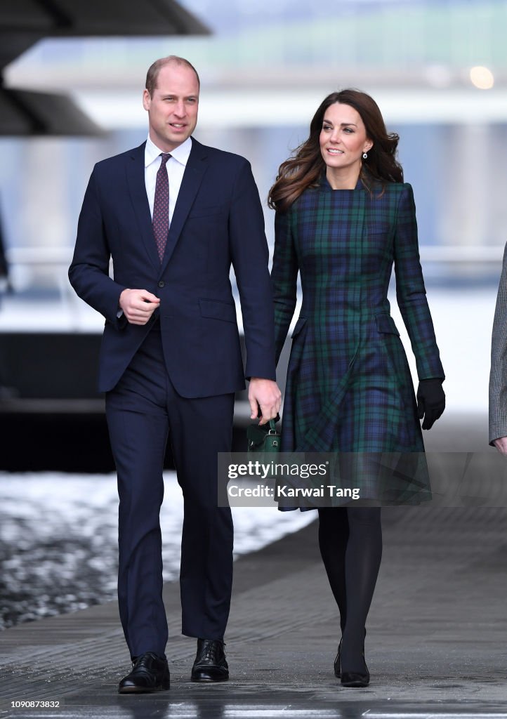 The Duke And Duchess Of Cambridge Visit Dundee