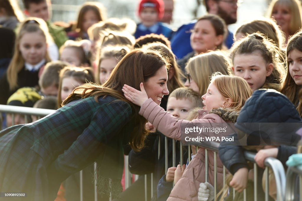 The Duke And Duchess Of Cambridge Visit Dundee