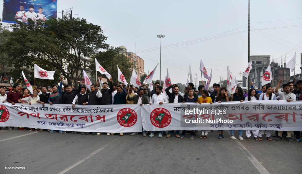 Students Union Protest in India