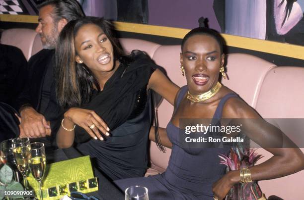 Naomi Campbell and Grace Jones