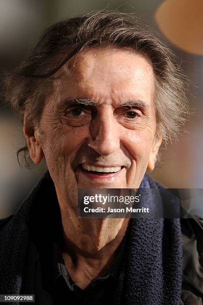 Actor Harry Dean Stanton arrives at the premiere of Paramount Pictures' "Rango" at Regency Village Theater on February 14, 2011 in Los Angeles,...