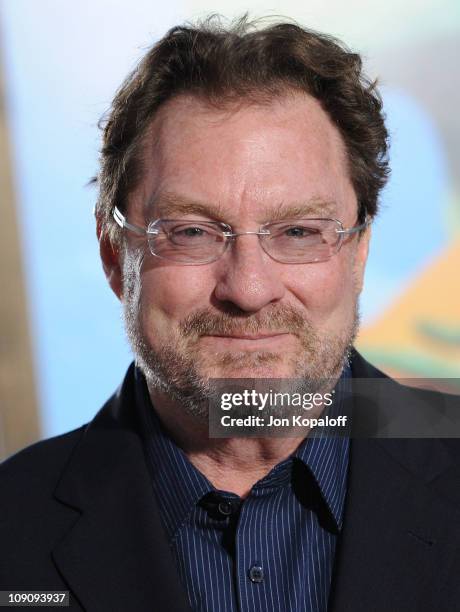 Actor Stephen Root arrives at the Los Angeles Premiere "Rango" at Regency Village Theatre on February 14, 2011 in Westwood, California.