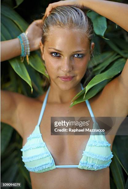 Swimsuit Issue 2011: Model Esti Ginzburg poses for the 2011 Sports Illustrated Swimsuit issue on January 24, 2011 on La Boracay Island in the...
