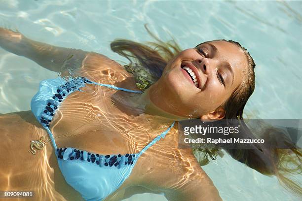 Swimsuit Issue 2011: Model Esti Ginzburg poses for the 2011 Sports Illustrated Swimsuit issue on January 24, 2011 on La Boracay Island in the...