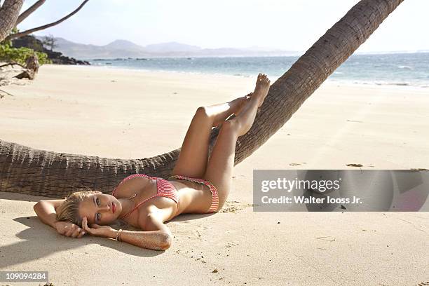 Swimsuit Issue 2011: Model Genevieve Morton poses for the 2011 Sports Illustrated Swimsuit issue on September 5, 2010 on Turtle Island in Fiji....