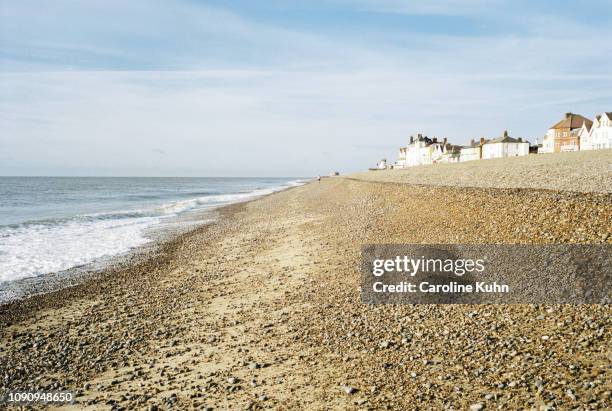 pebble beach - aldeburgh stock pictures, royalty-free photos & images