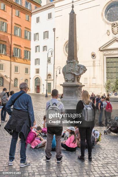 italian school class on excursion in rome - century of progress exhibition stock pictures, royalty-free photos & images