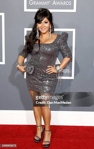 Reality star Nicole 'Snooki' Polizzi attends The 53rd Annual GRAMMY Awards at Staples Center on February 13, 2011 in Los Angeles, California.