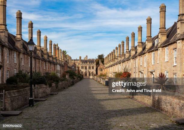 england - vicars close - steinhaus stock-fotos und bilder