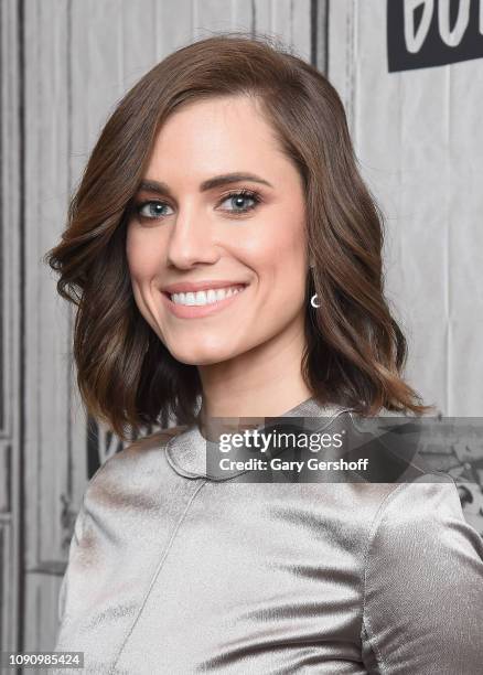 Actress Allison Williams visits Build Series to discuss the Netflix series 'A Series of Unfortunate Events' at Build Studio on January 07, 2019 in...