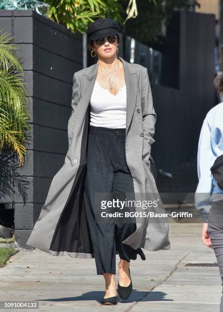 Minka Kelly is seen on January 29, 2019 in Los Angeles, California.