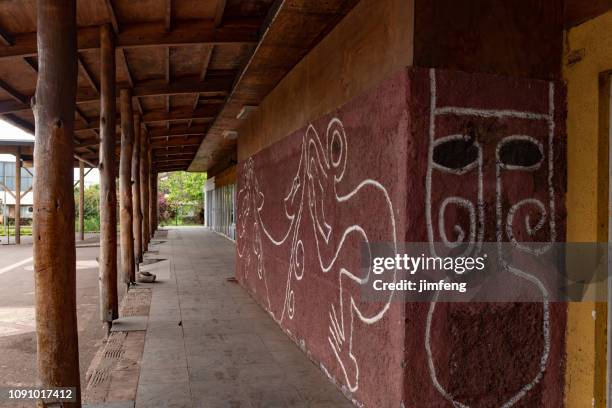 airport mataveri international - hanga roa stock pictures, royalty-free photos & images