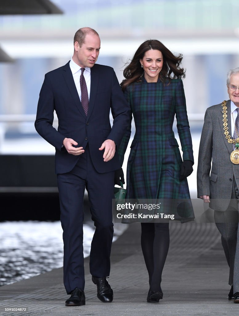 The Duke And Duchess Of Cambridge Visit Dundee