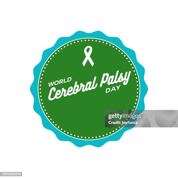 world cerebral palsy day - cerebral palsy stock illustrations