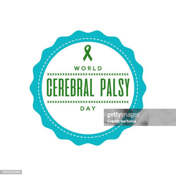 world cerebral palsy day - cerebral palsy stock illustrations