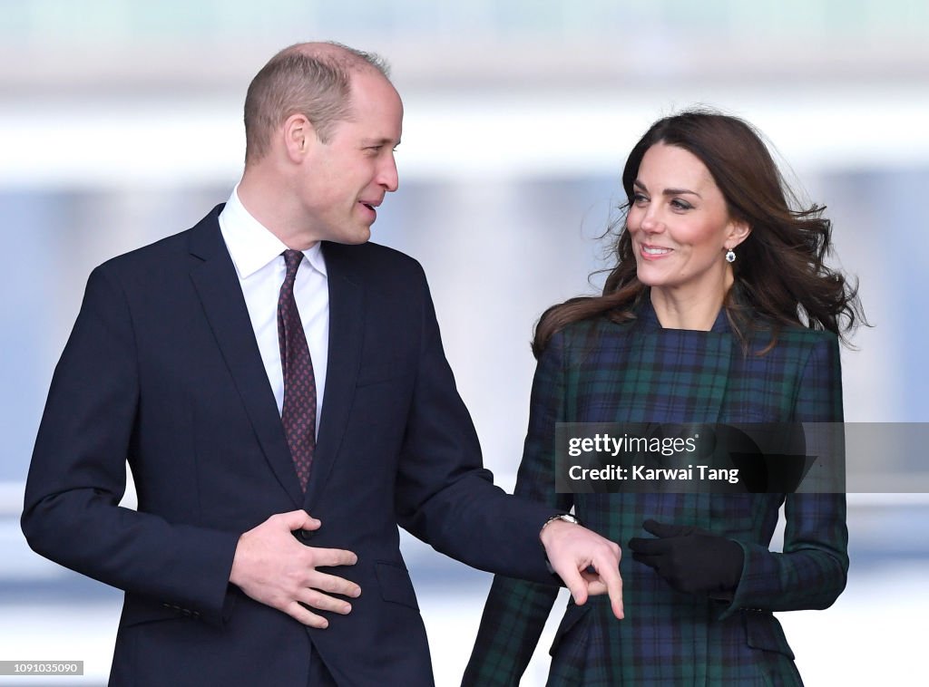 The Duke And Duchess Of Cambridge Visit Dundee