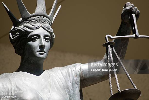 justice is blind - scales of justice stock pictures, royalty-free photos & images