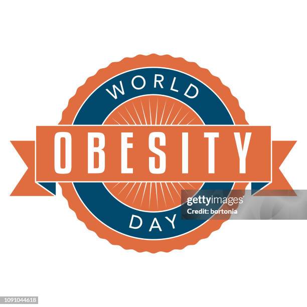 world obesity day - obesity icon stock illustrations