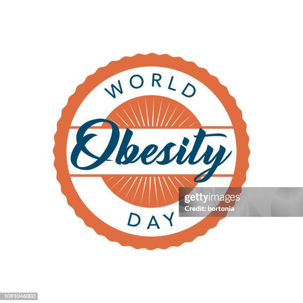world obesity day - obesity icon stock illustrations