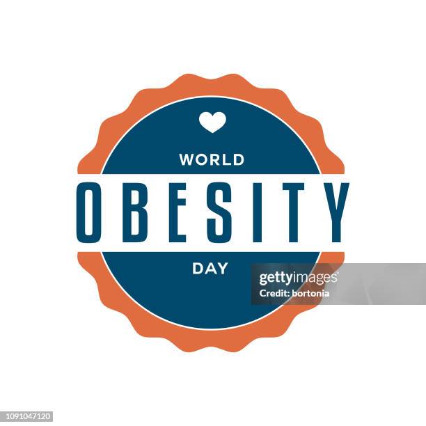 world obesity day - obesity icon stock illustrations