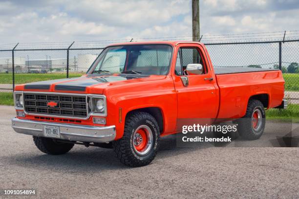 1978 chevrolet c/k pickup truck - chevrolet stock pictures, royalty-free photos & images