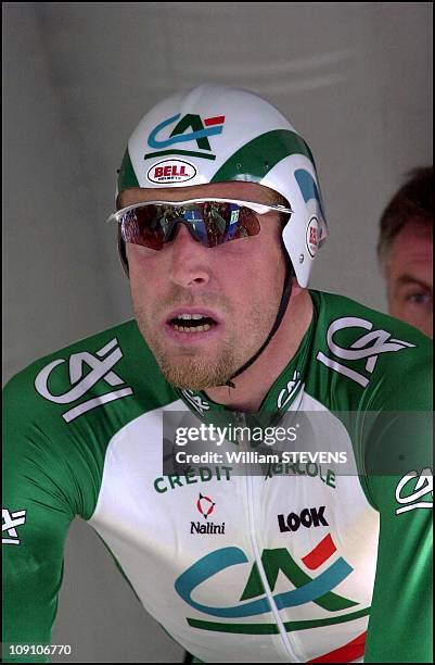 Prologue Of The Tour De France 2002 In Luxembourg On June 7Th, 2002. Christophe Moreau.