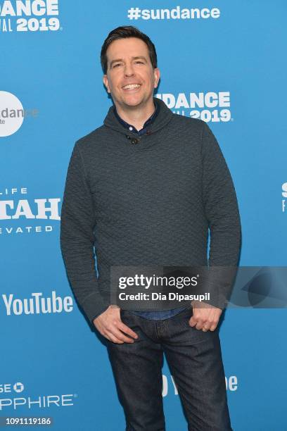 Ed Helms attends the "Corporate Animals" Premiere during the 2019 Sundance Film Festival at Eccles Center Theatre on January 29, 2019 in Park City,...