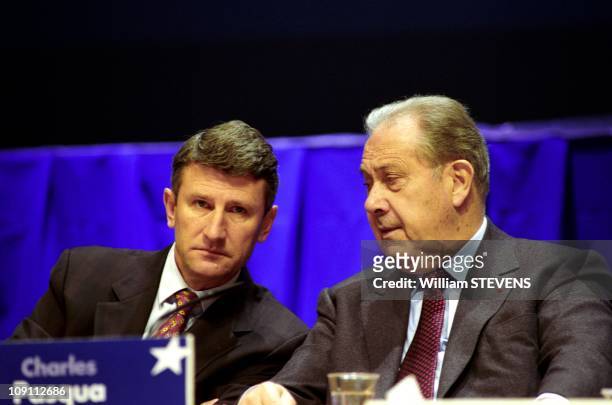 Rpf Congress On November 21Th, 1999 In Paris, France. Philippe De Villiers & Charles Pasqua