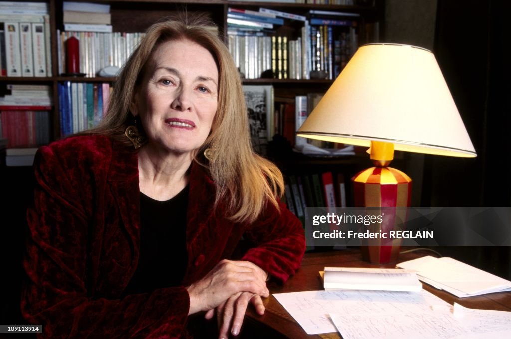 Annie Ernaux, Author On March 27Th, 2000, France.
