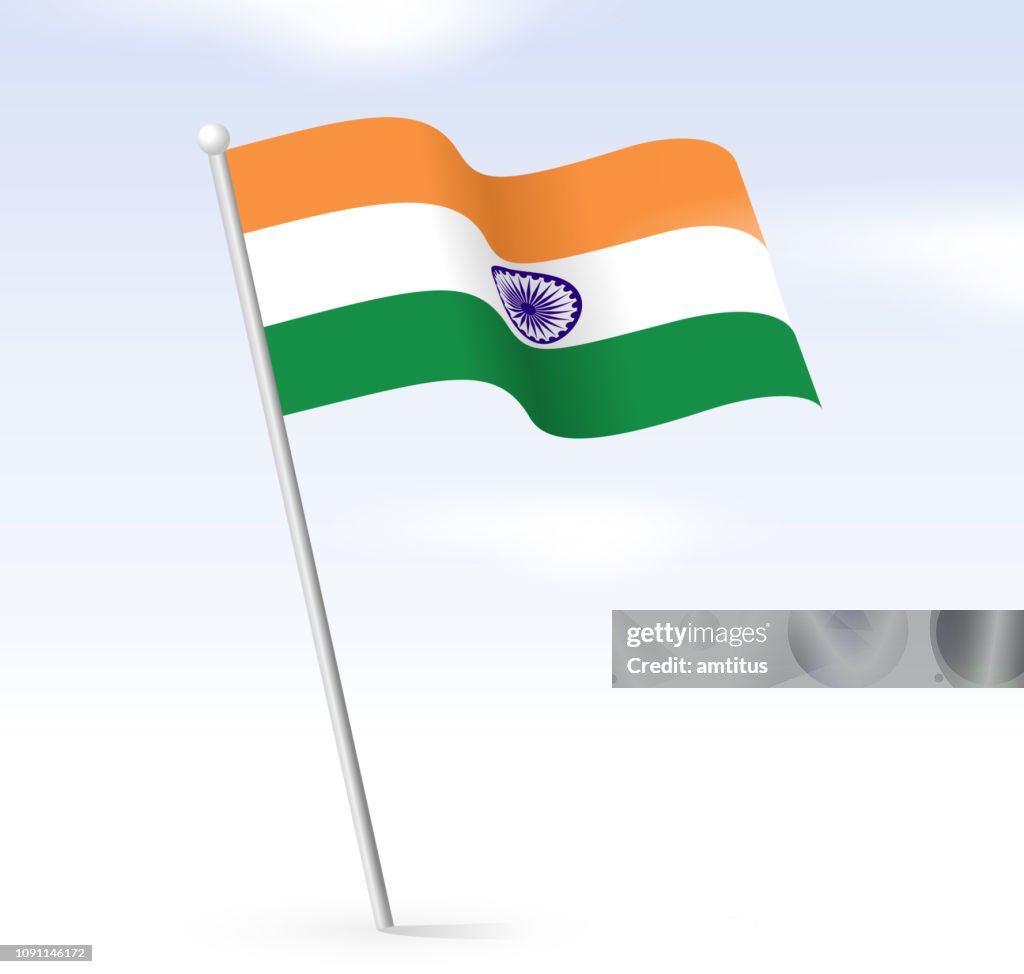 Indian flag sky